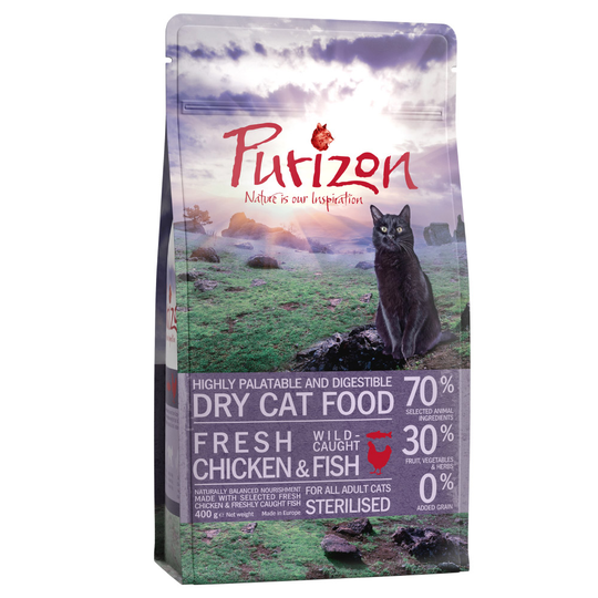 Vaihtoehtoisesti: Purizon Adult Sterilised Chicken & Fish - 400 g