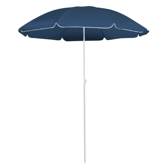 vidaXL Aurinkovarjo terästanko sininen 180 cm