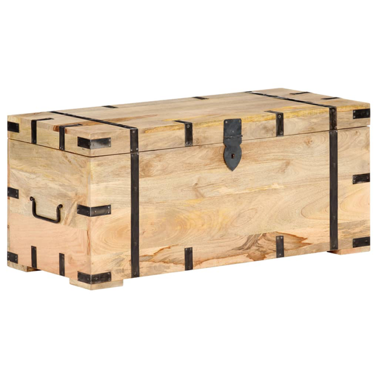 vidaXL Arkku 90x40x40 cm täysi mangopuu