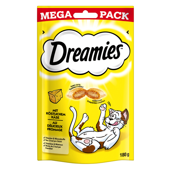 180 g Big Pack Dreamies-kissanherkut erikoishintaan! - juusto