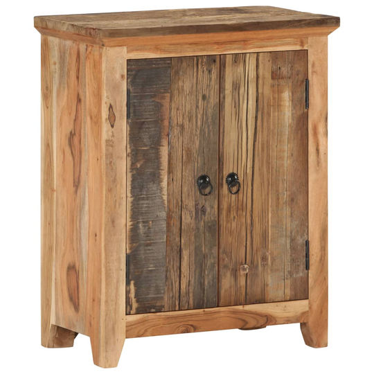 vidaXL Senkki 60x33x75 cm täysi akaasiapuu ja kierrätetty täyspuu