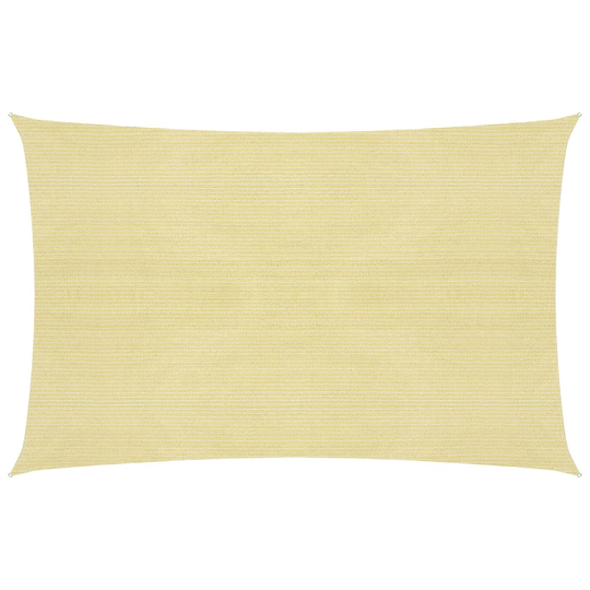 vidaXL Aurinkopurje 160 g/m² beige 2,5x4 m HDPE