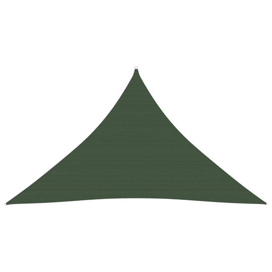 vidaXL Aurinkopurje 160 g/m² tummanvihreä 3,5x3,5x4,9 m HDPE