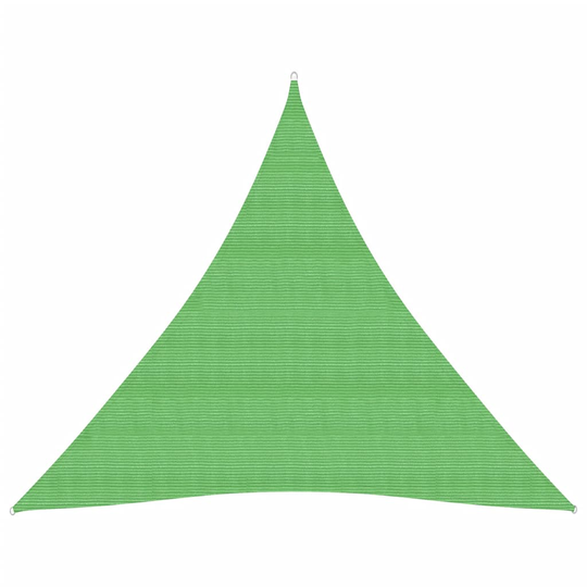 vidaXL Aurinkopurje 160 g/m² vaaleanvihreä 4,5x4,5x4,5 m HDPE