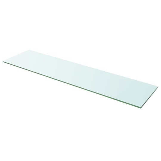 vidaXL Hyllypaneeli Kirkas Lasi 100x25 cm