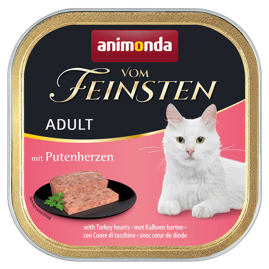 26 + 6 kaupan päälle! 32 x 100 g Animonda vom Feinsten - Adult: kalkkunansydän