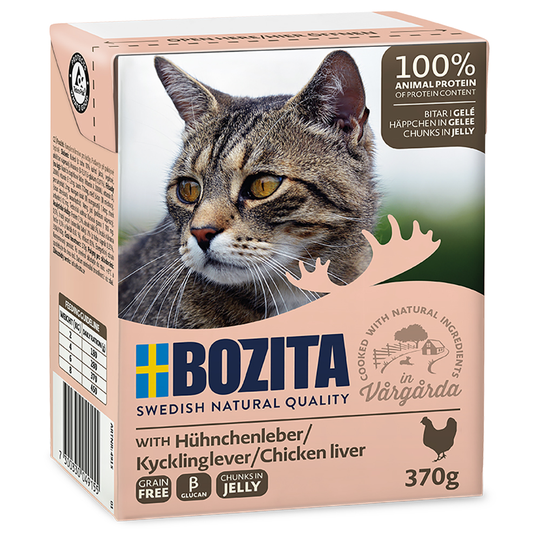 Bozita Chunks in Jelly, 6 x 370 g - kananmaksa
