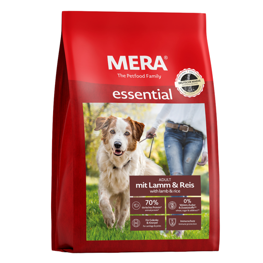 12,5 kg MERA essential -koiranruoka erikoishintaan! - essential Lamm & Reis (12,5 kg)