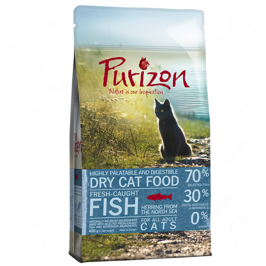 Purizon-kokeilupakkaus 400 g erikoishintaan! - Adult Fish