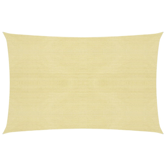 vidaXL Aurinkopurje 160 g/m² beige 3,5x4,5 m HDPE