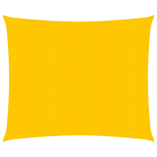 vidaXL Aurinkopurje 160 g/m² keltainen 3,6x3,6 m HDPE