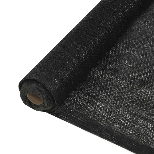 vidaXL Näkösuoja HDPE 1,5x10 m musta 150 g/m²