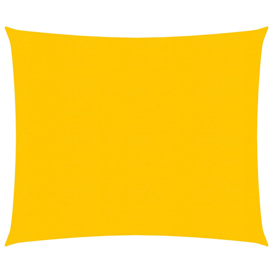 vidaXL Aurinkopurje 160 g/m² keltainen 2x2 m HDPE