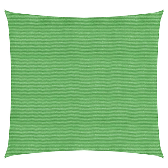 vidaXL Aurinkopurje 160 g/m² vaaleanvihreä 4,5x4,5 m HDPE