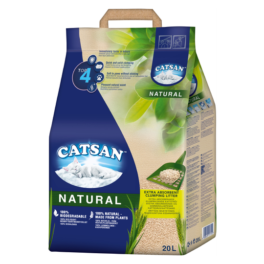 Catsan kissanhiekka erikoishintaan 15 % alennusta! - 20 l Catsan Natural