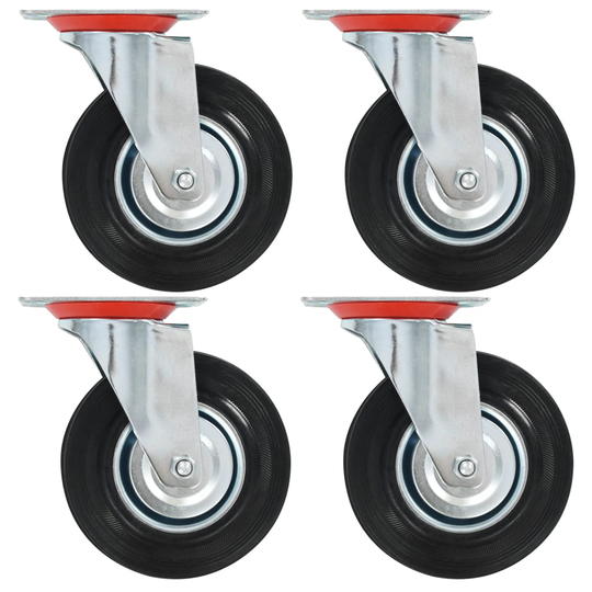 vidaXL Rullapyörät 12 kpl 125 mm