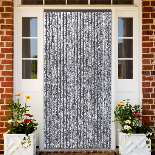 vidaXL Hyönteisverho ruskea ja beige 100x220 cm Chenille