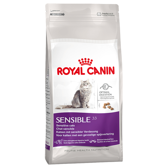 400 g / 2 kg Royal Canin -kissanruokaa erikoishintaan! - 2 kg Regular Sensible 33