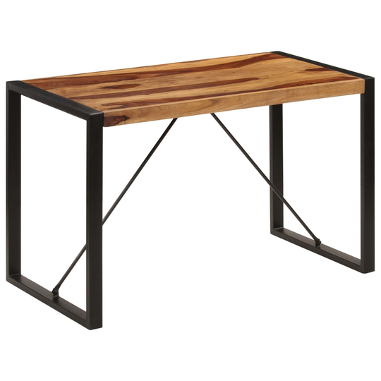 vidaXL Ruokapöytä 120x60x76 cm seesampuu