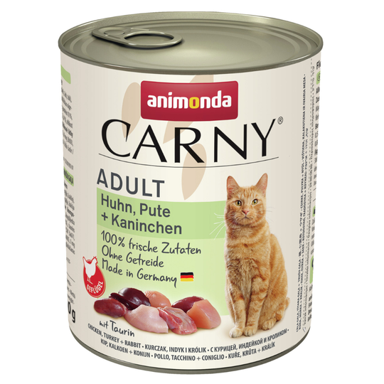 Animonda Carny Adult 6 x 800 g - kana, kalkkuna & kani