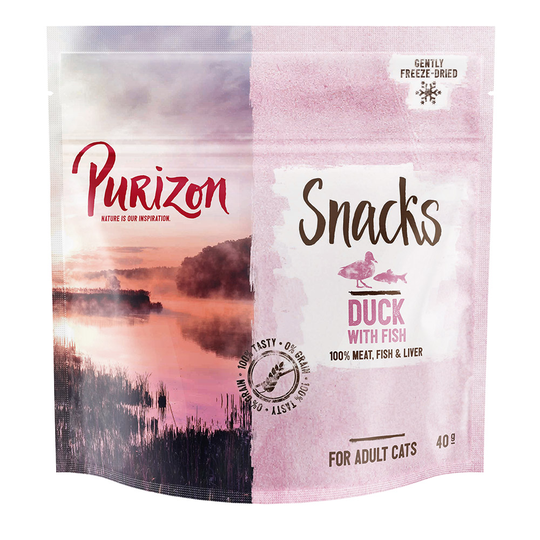 Purizon Snack ankka & kala - viljaton - 40 g