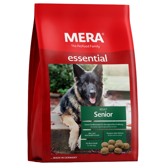 12,5 kg MERA essential -koiranruoka erikoishintaan! - Senior