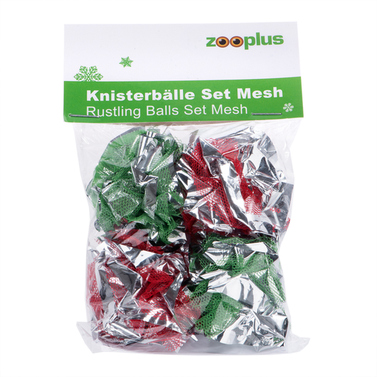 Mesh-rapinapallosetti kissanlelu - 4 kpl