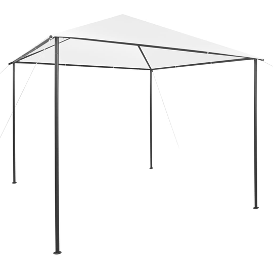 vidaXL Huvimaja 3x3x2,9 m valkoinen 180 g/m²