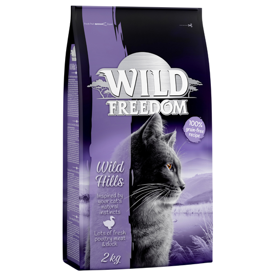 2 kg Wild Freedom kissanruokaa erikoishintaan! - Wild Hills - Duck
