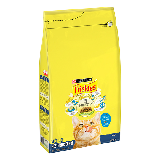 Purina Friskies Sterilized Salmon and Vegetables - 4 kg