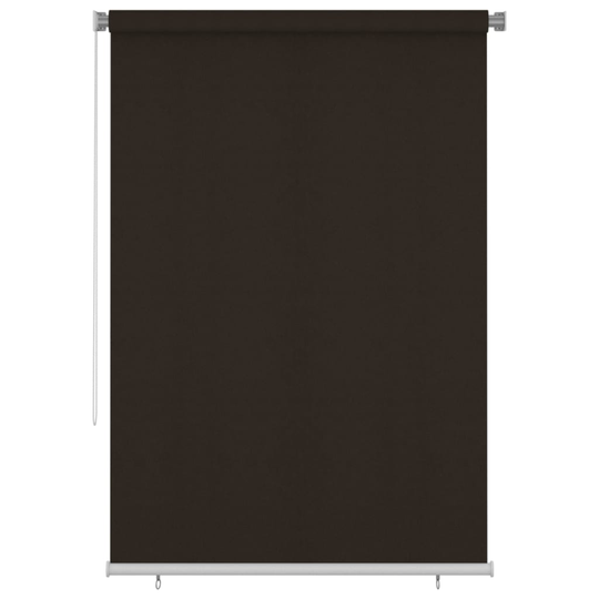 vidaXL Rullaverho ulkotiloihin 160x230 cm ruskea HDPE