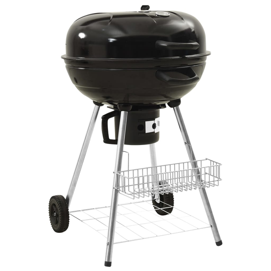 vidaXL Pallogrilli hiili 73x58x96 cm teräs