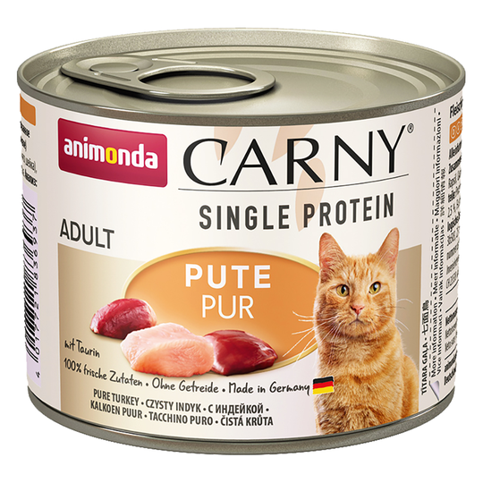 Animonda Carny Single Protein Adult 6 x 200 g - kalkkuna
