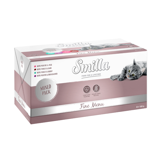 Smilla Fine Menu 8 x 100 g - mix (4 makua)