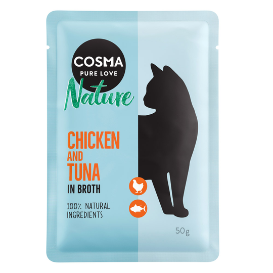 Cosma Nature Pouch 6 x 50 g - tonnikala & katkarapu