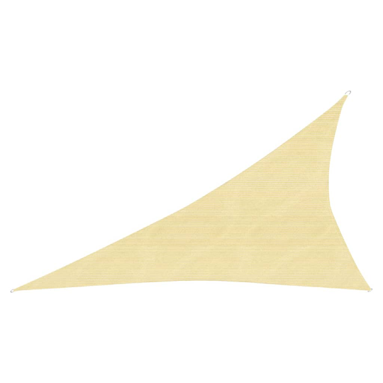vidaXL Aurinkopurje 160 g/m² beige 4x5x6,8 m HDPE