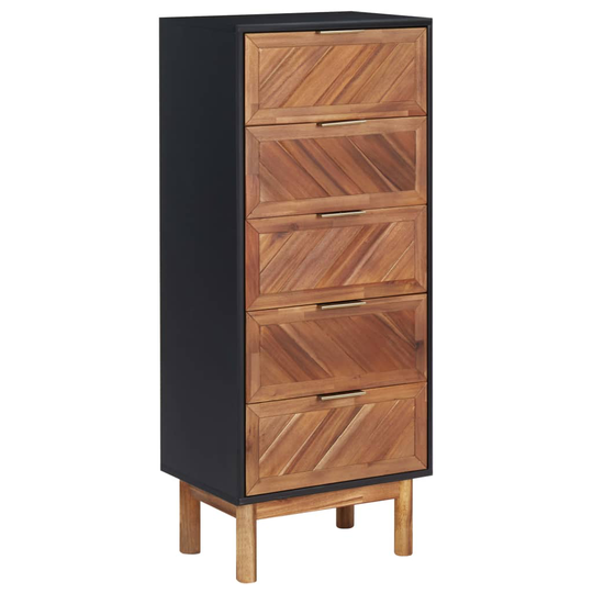 vidaXL Senkki 45x32x115 cm täysi akaasiapuu ja MDF