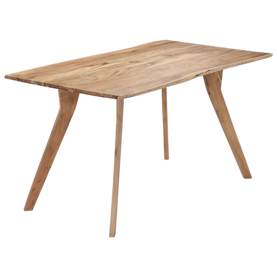 vidaXL Ruokapöytä 140x80x76 cm akaasiapuu