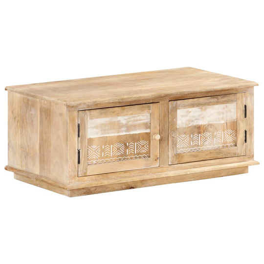 vidaXL Sohvapöytä 90x49x37 cm täysi mangopuu