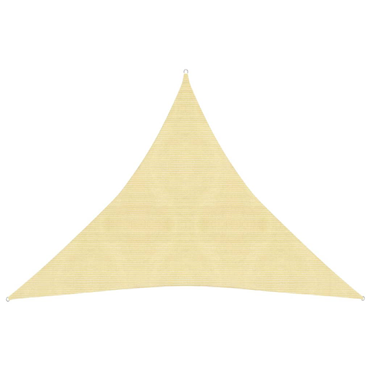 vidaXL Aurinkopurje 160 g/m² beige 4x4x4 m HDPE