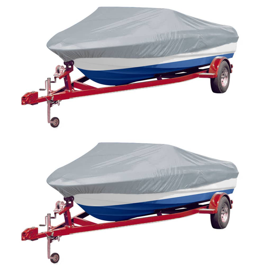 vidaXL Veneensuojat 2 kpl harmaa pituus 427-488 cm leveys 229 cm