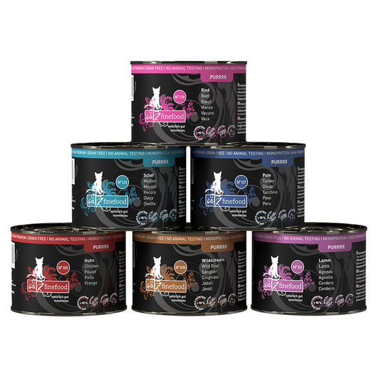 catz finefood Purrrr -purkkiruoka 6 x 200 g - lajitelma I (6 makua)