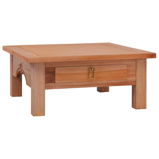 vidaXL Sohvapöytä 68x68x30 cm täysi mahonki