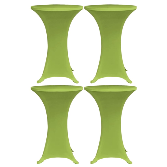 vidaXL Venyvä pöydänsuoja 4 kpl 60 cm vihreä