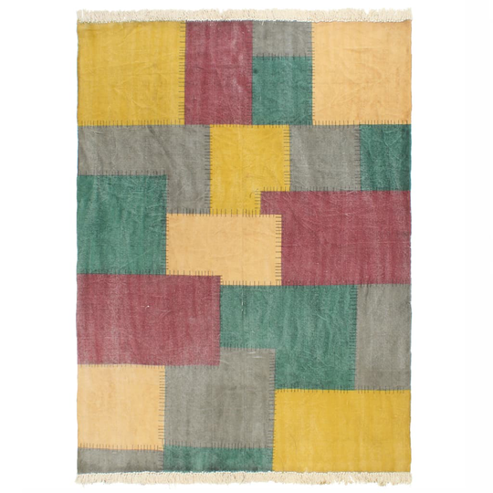 vidaXL Käsinkudottu Kelim matto puuvilla 160x230 cm monivärinen
