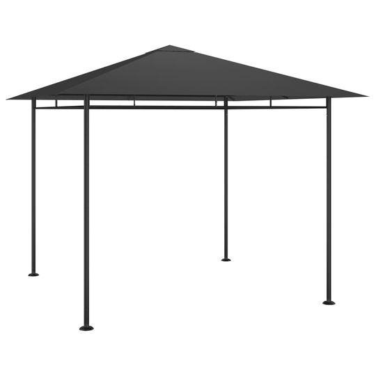vidaXL Huvimaja 3x3x2,7 m antrasiitti 180 g/m²