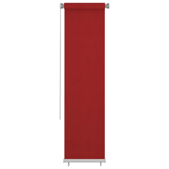 vidaXL Rullaverho ulkotiloihin 60x230 cm punainen HDPE