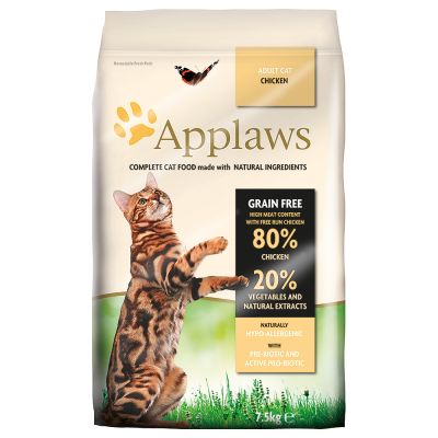 Applaws kissanruoka 7,5 kg erikoishintaan! - Chicken (7,5 kg)