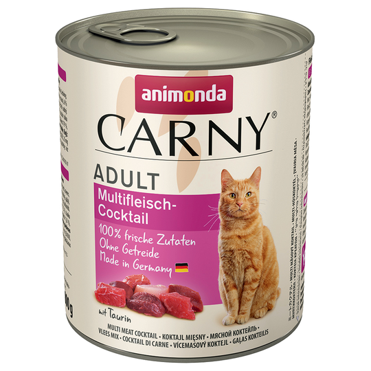 Animonda Carny Adult 6 x 800 g - lihalautanen