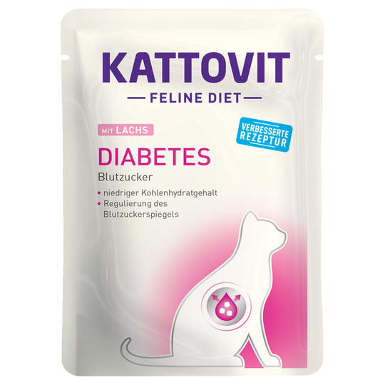 Kattovit Feline Diabetes / Weight 24 x 85 g - lohi